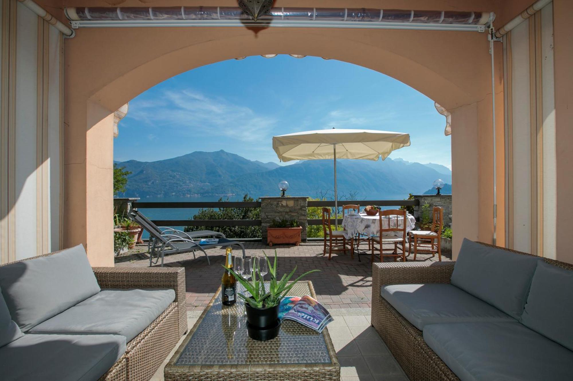 Sonenga Panoramic Terrace Menaggio Exterior foto